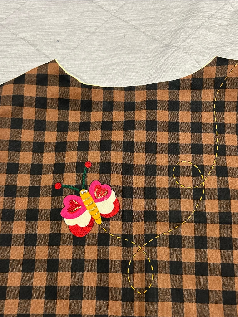 Vintage 90s Women’s XL Handmade Spring Cat Flowers Garden Vest - Picture 7 of 7